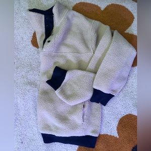 J crew Sherpa pullover size M
